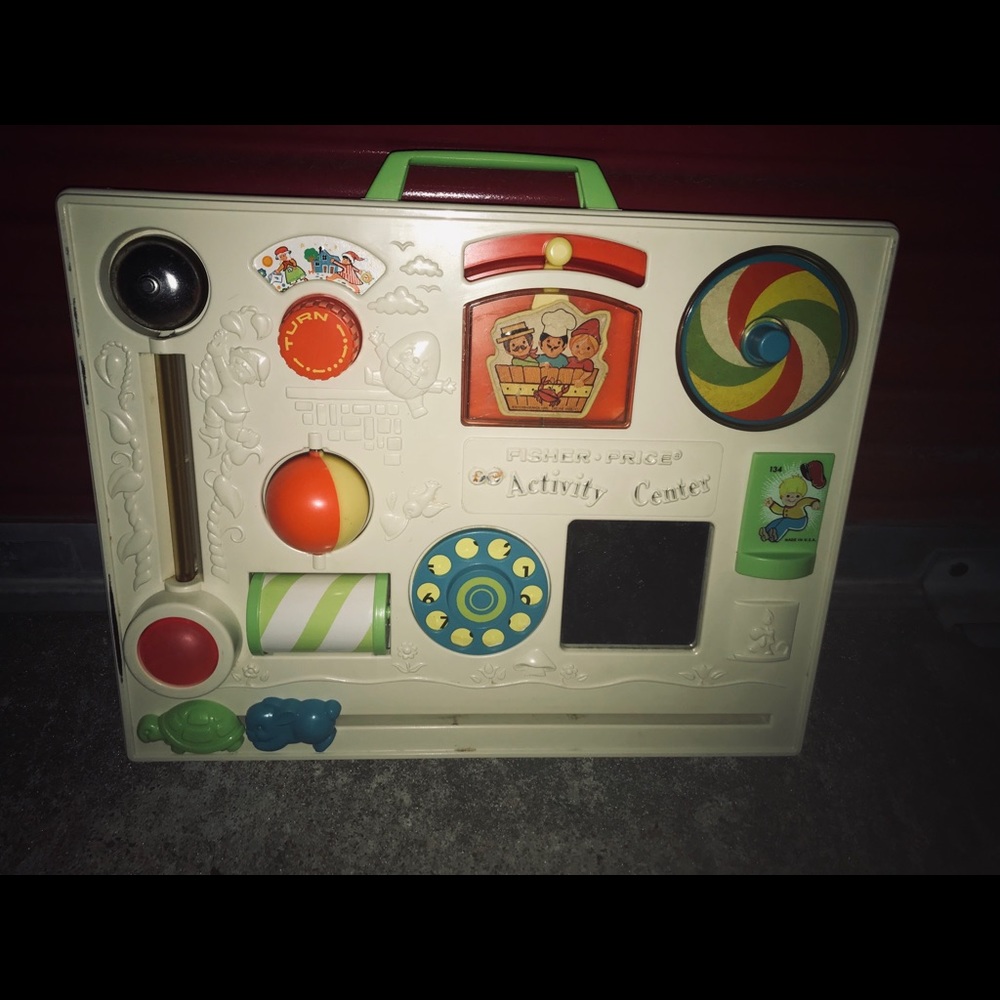 Vintage baby activity play center